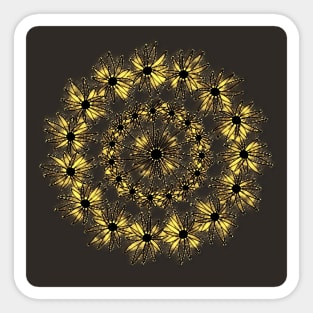 Glowing Flower Ring Sticker